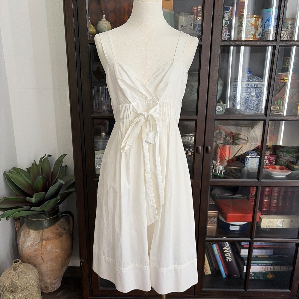 DVF , Diane Von Furstenberg Dessa Jolie White Dress
